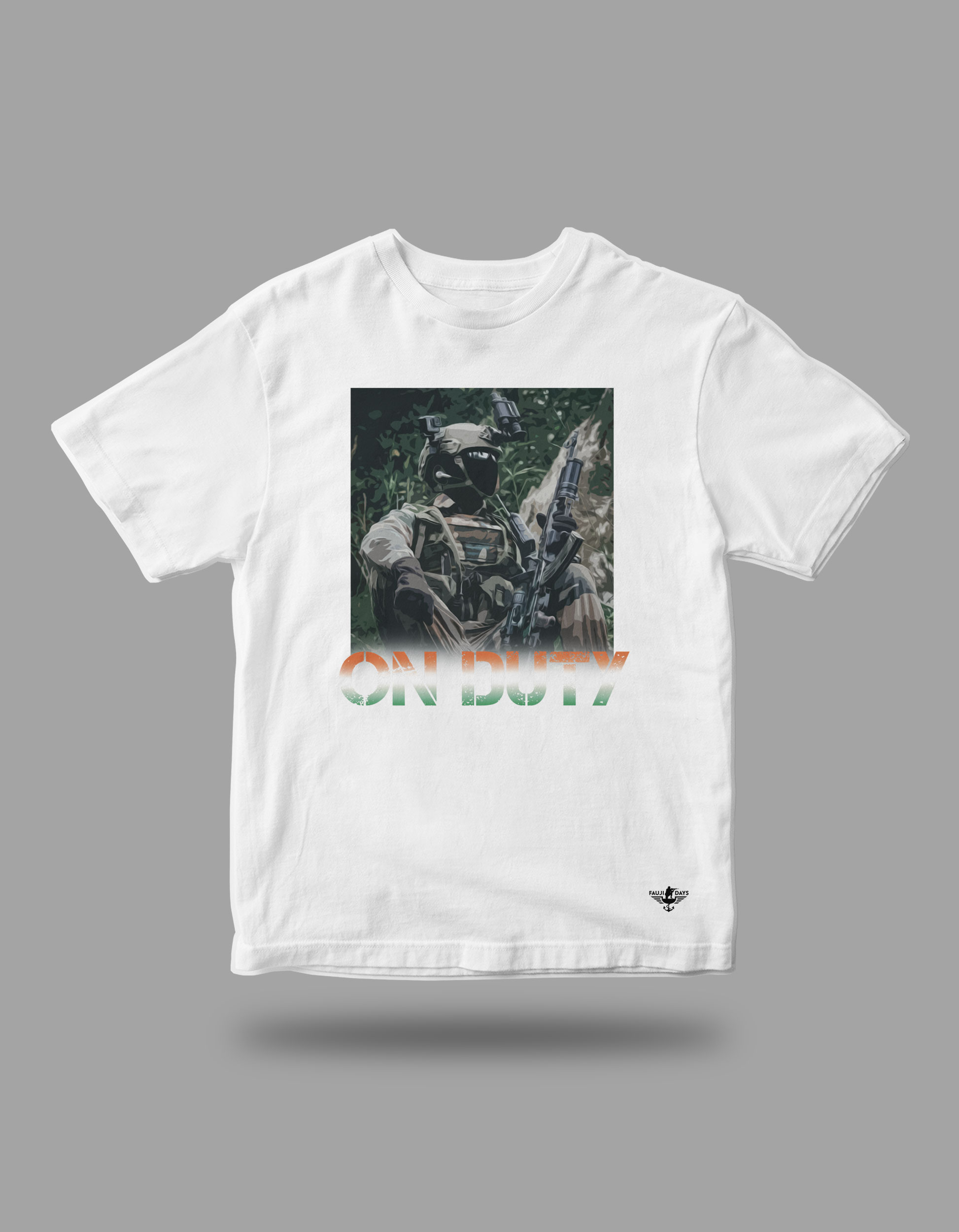 fauji print t shirt