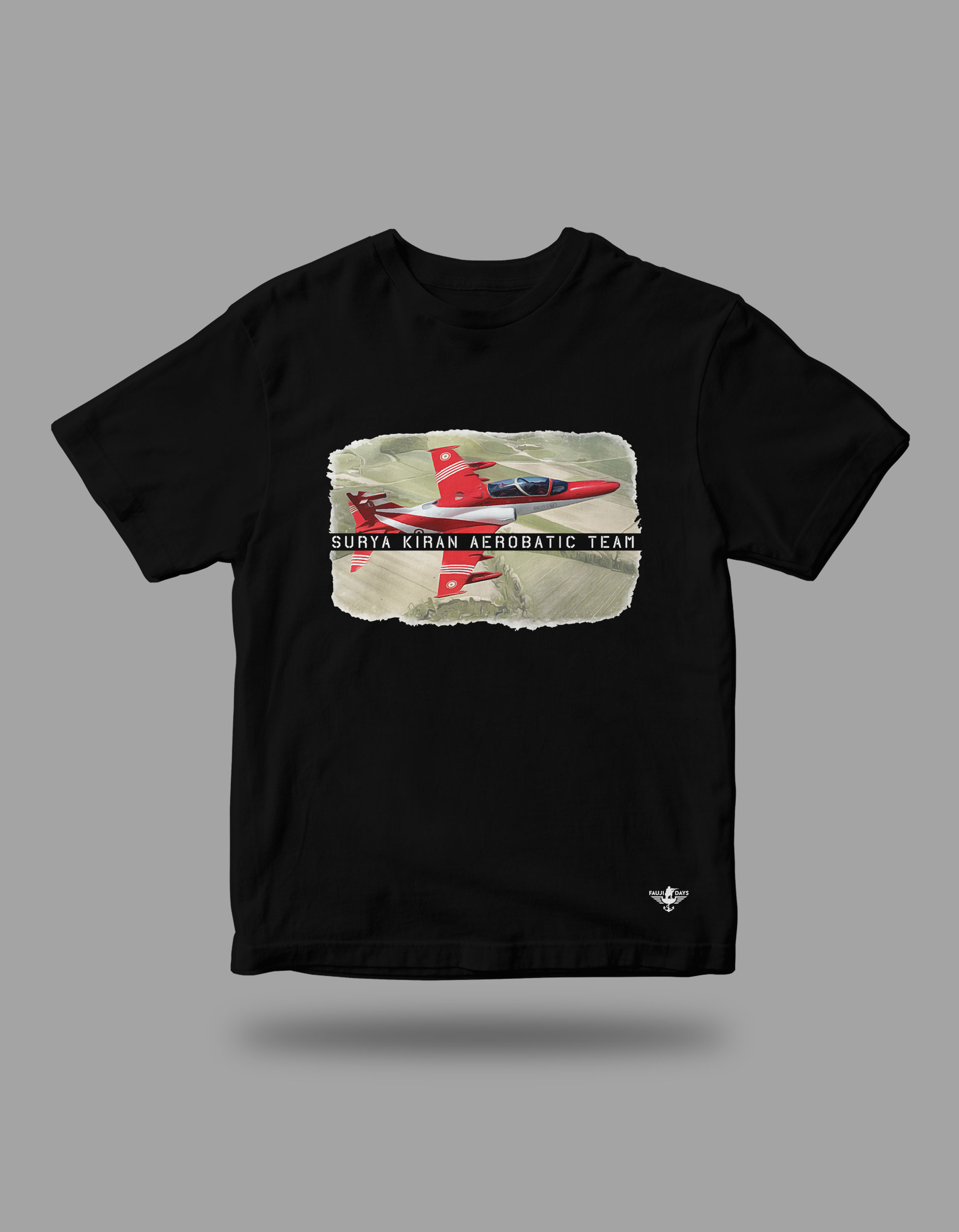 fauji print t shirt