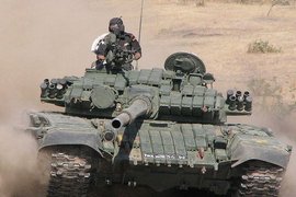 T-72 Ajeya tank of the Indian Army.