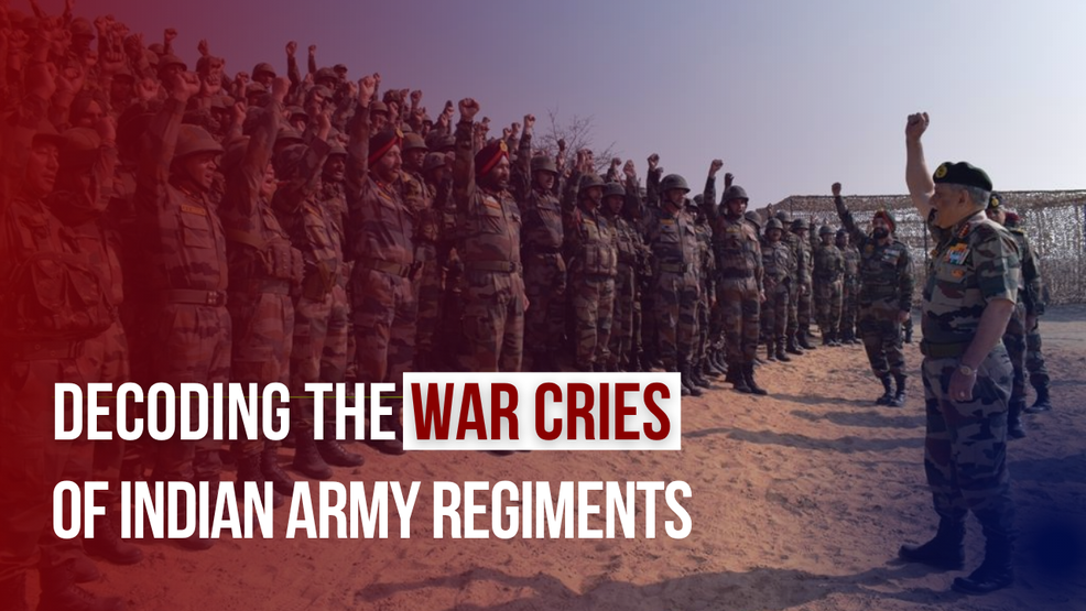 Decoding the War Cries of Indian Army Regiments