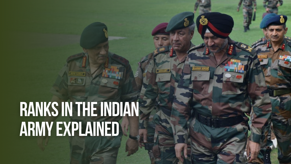 Understanding the Indian Army Ranks and Insignia