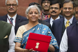 India’s Finance Minister Nirmala Sitharman announced the interim budget for the financial year 2024-25. (Credits: The Economic Times)