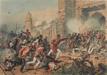 The Capture of Delhi. Image Credits: Wikipedia