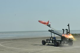 The High-speed Expendable Aerial Target (HEAT), ABHYAS, developed by the Defence Research and Development Organisation (DRDO) successfully flight-tested from Integrated Test Range. (Credits: Ministry of Defence)