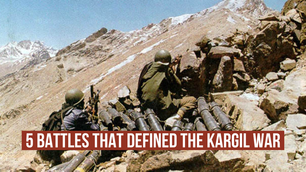 Tololing to Tiger Hill: 5 Kargil War Battles