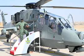 President Droupadi Murmu flies LCH Prachand