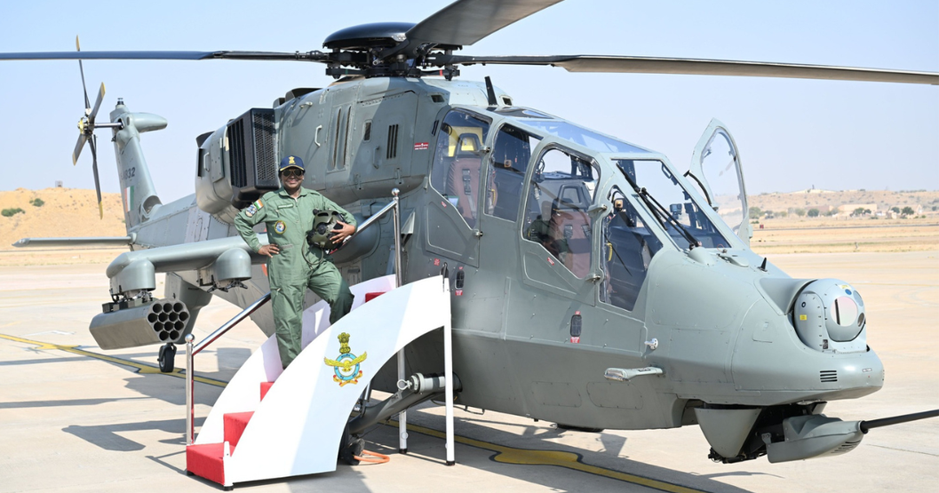 President Droupadi Murmu flies LCH Prachand