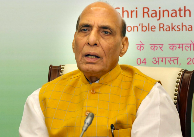 Defence Minister Rajnath Singh