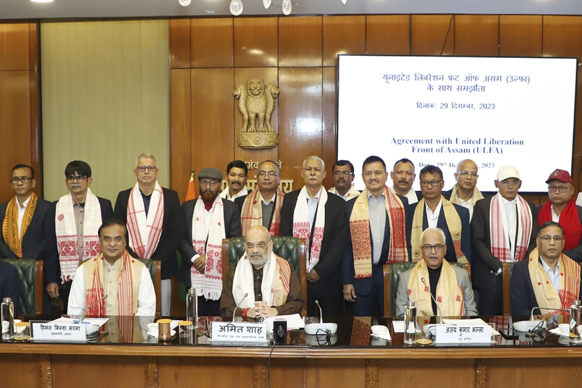 Signing of the ULFA pact.