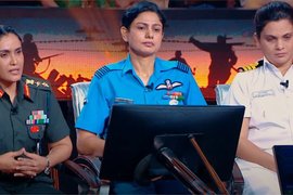 Col Sofiya Qureshi, Wg Cdr Vyomika Singh, Cdr Prerna Deosthalee on KBC