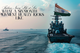 Indian Navy Life at Sea